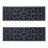 Victorian Style Eco-Friendly Rubber Step Mat - Grey