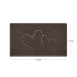 Outdoor Spaghetti Doormat Embossed - Brown