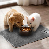 Pet Feeding Mat, Mini Paw Design 60x40 cm