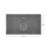 "Funny Pineapple" Grey Spaghetti Door Mat