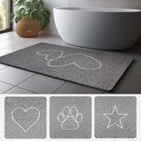 Embossed Spaghetti Loofah Anti Slip Shower/Bath Mat