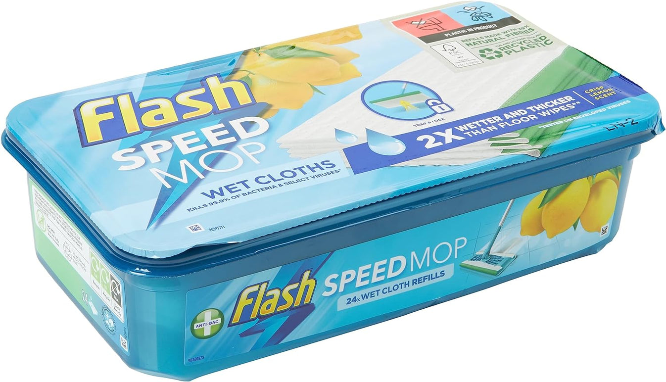 Flash Speed Mop Refill Cloths Pack of 24