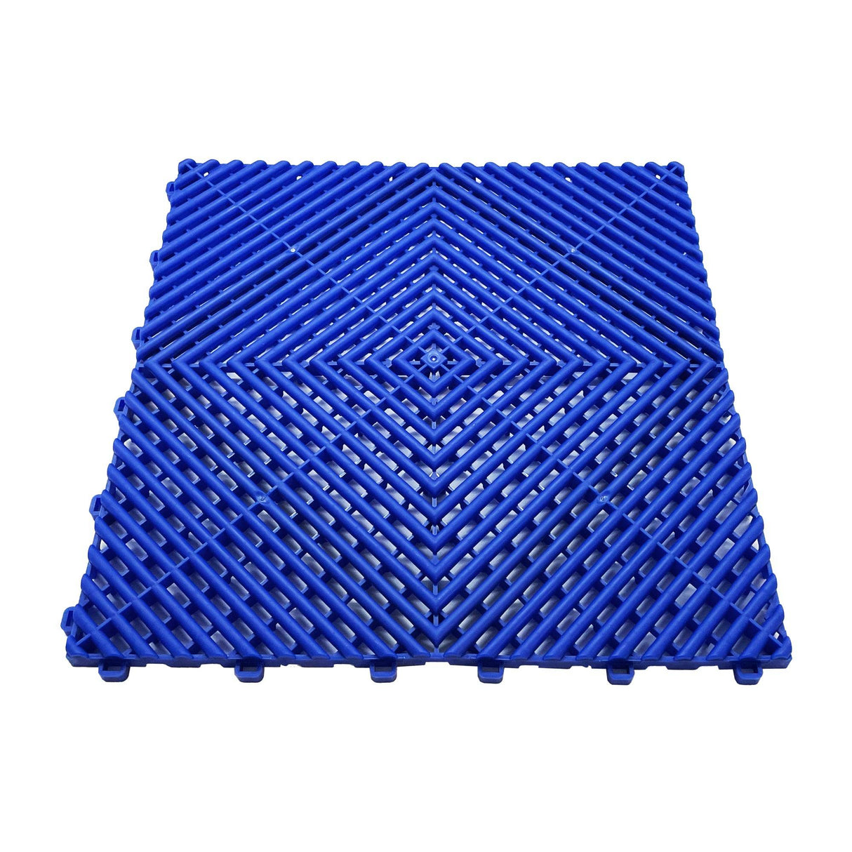 Nicoman Modular Interlocking Ribbed & Solid Garage Floor Tiles