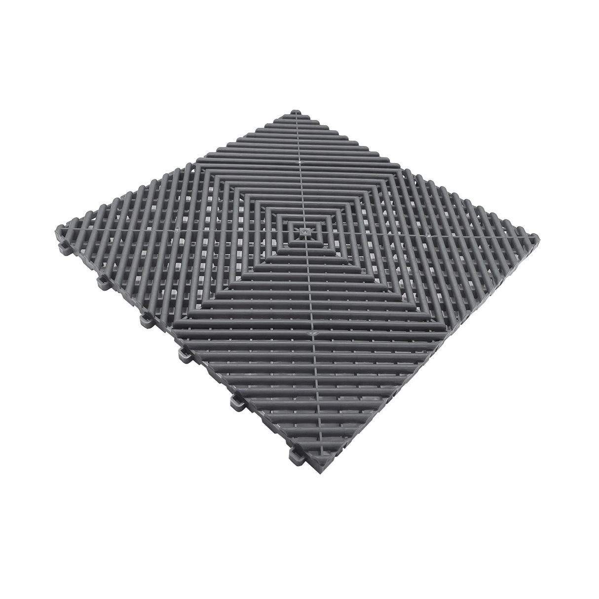 Nicoman Modular Interlocking Ribbed & Solid Floor Tiles