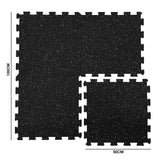 Interlocking Rubber Topped Foam Mats - 62cm x 62cm - 8mm Thick