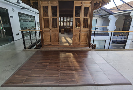 Oak Wood Effect Portable Modular Floor Kit 46cm x 46cm