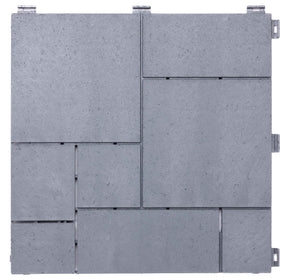 mosaic light grey decking tiles