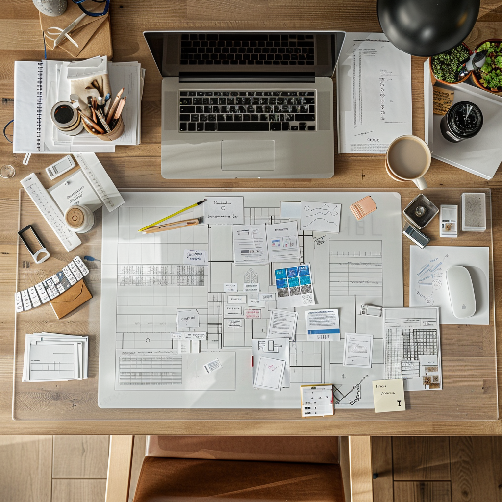 PVC Clear Desk Mat Table Cover - Transparent