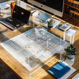 PVC Clear Desk Mat Table Cover - Transparent