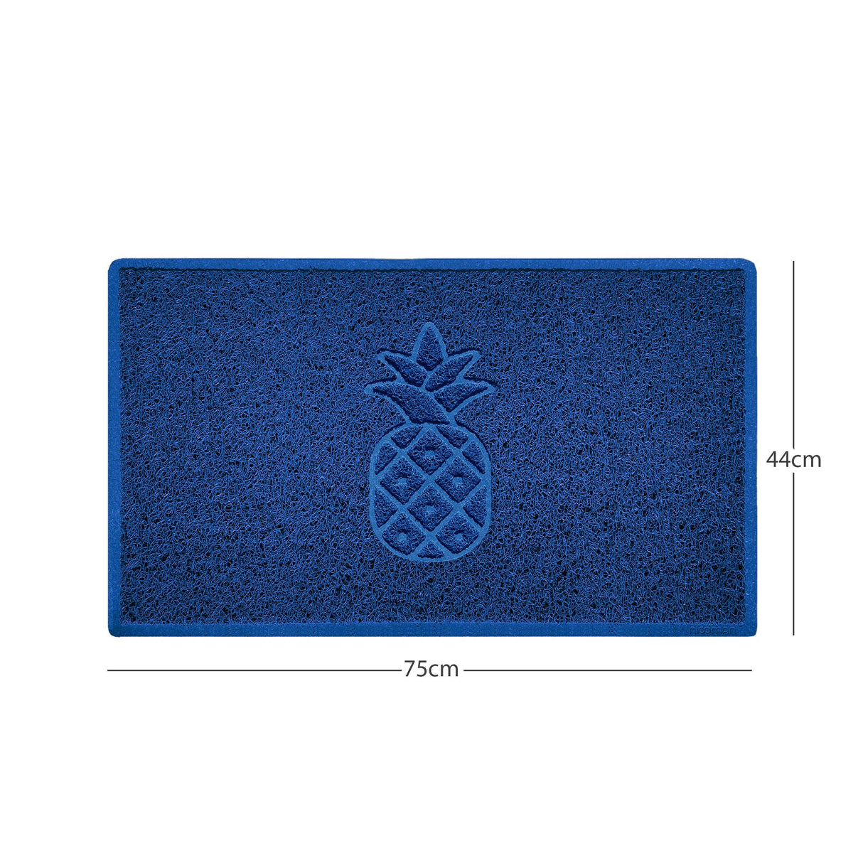 "Funny Pineapple" Grey Spaghetti Door Mat