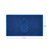 "Funny Pineapple" Grey Spaghetti Door Mat