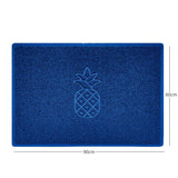 "Funny Pineapple" Grey Spaghetti Door Mat