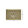 "Funny Pineapple" Grey Spaghetti Door Mat