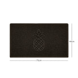 "Funny Pineapple" Grey Spaghetti Door Mat