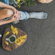 Reversable Garden Stepping Stones Decking Paver 40x40cm