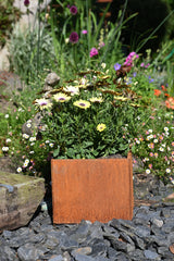Rusty Square Plant Pot