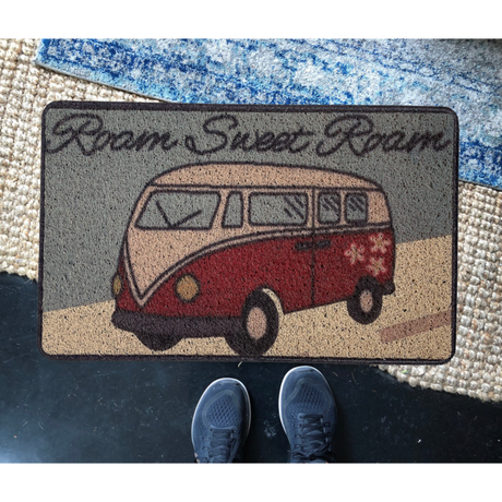 Rome Sweet Rome Pattern Door Mat