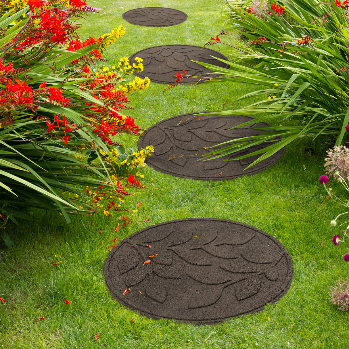 Eco-Friendly Garden Stepping Stones - Leaf