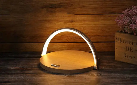 LED Arch Desk Lamp with Wireless Charger