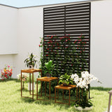 Freestanding Outdoor Privacy Screen with Stand 122cm x 198cm - Slats
