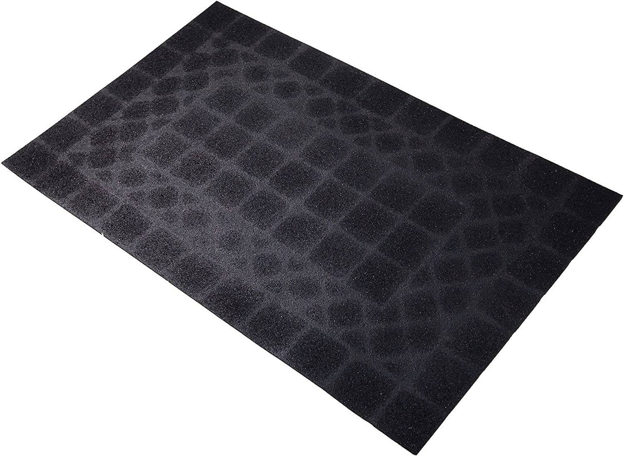 Nicoman Elegant Tile Effect Doormat - Blue Edge