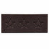 Embossed Triple Star Home Entrance Runner Mat - Multiple Colours