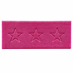 Embossed Triple Star Home Entrance Runner Mat - Multiple Colours