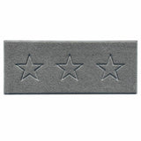 Embossed Triple Star Home Entrance Runner Mat - Multiple Colours