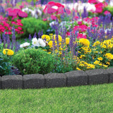 Nicoman decorative recycled rubber garden lawn edging border.