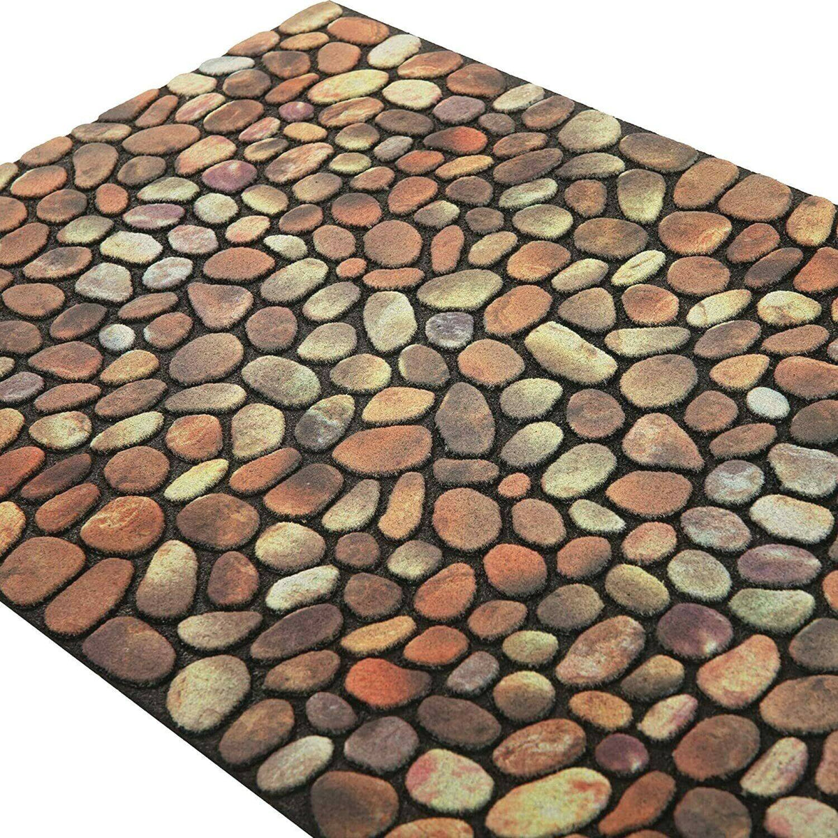 Stone Pattern Doormat Nicoman Pebble Stone Door Mat, Eco Friendly Doormats – Nicoman.co.uk