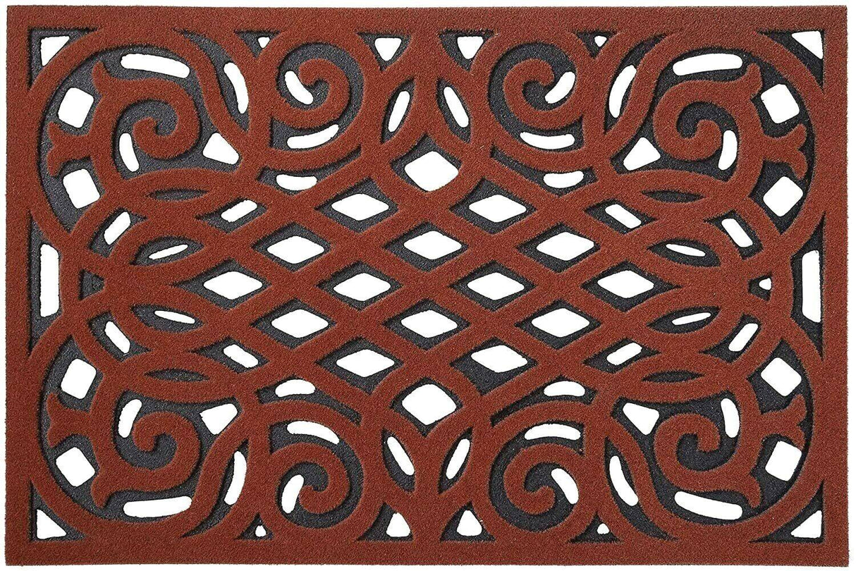 Nicoman Cast Iron Effect Rubber Door Mat