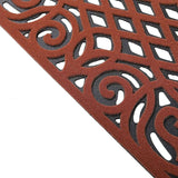 Nicoman Cast Iron Effect Rubber Door Mat