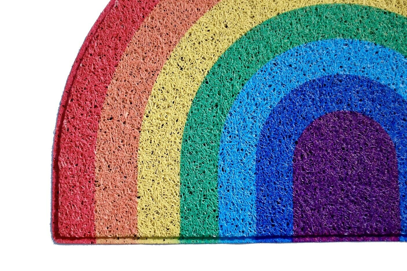Nicoman Rainbow Colour Pride LGBTQ+ Halfmoon Door Mat