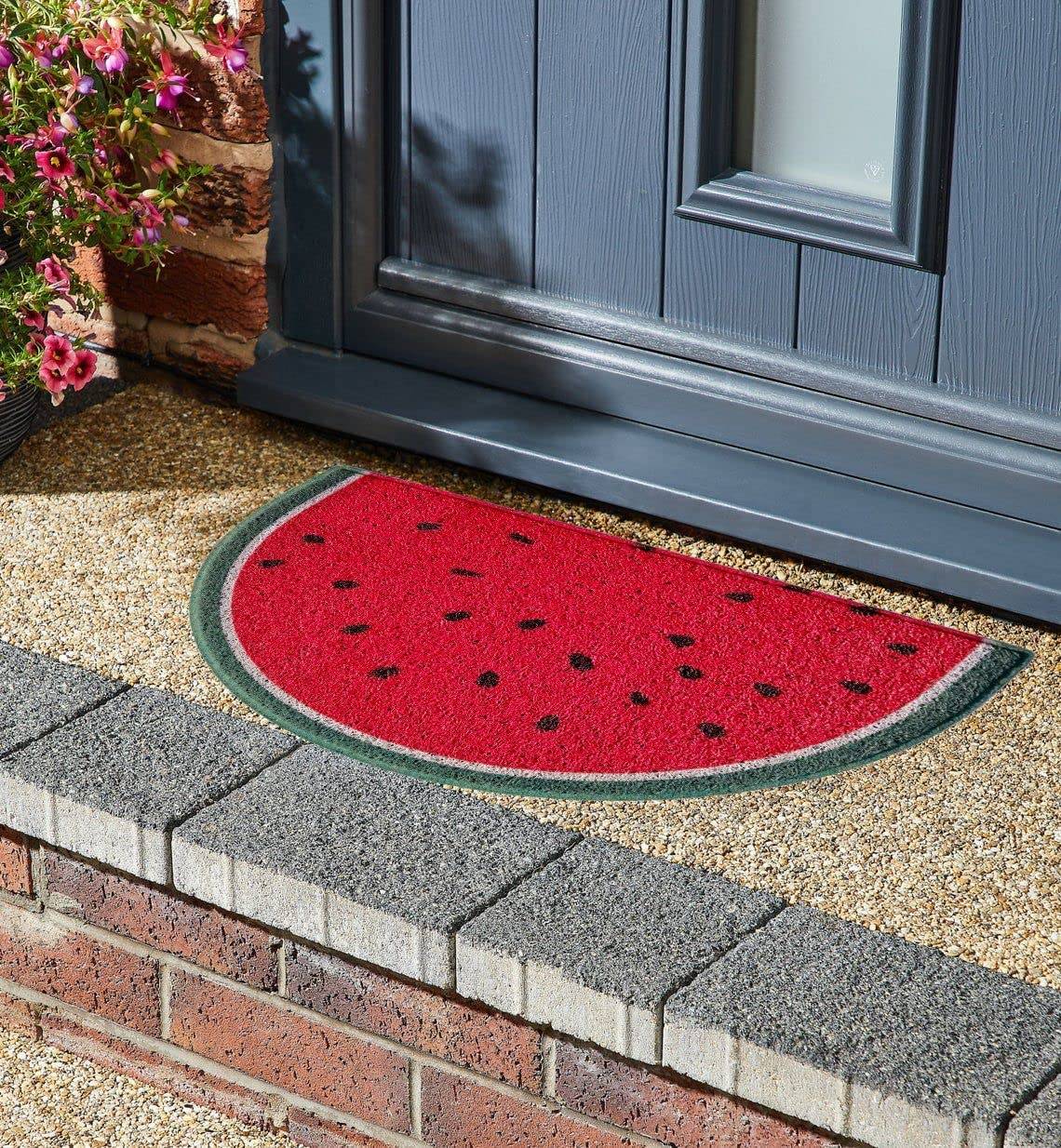 Nicoman Water Melon Halfmoon Pattern Door Mat