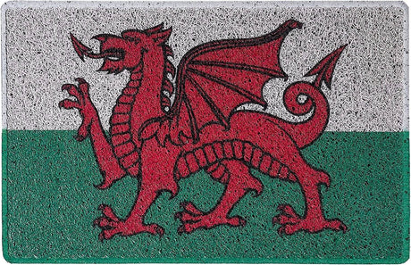 Nicoman Welsh Flag Door Mat