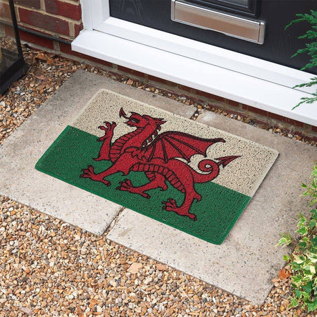 Nicoman Welsh Flag Door Mat