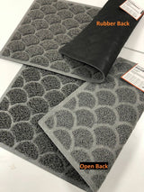 Indoor Dirt-Trapper Easy-Clean Door Mat - Fan Pattern