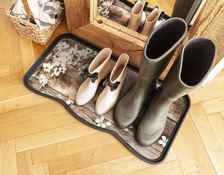 Shoes, Boots & Wellies Tray - Printed Stars