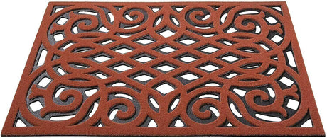 Nicoman Cast Iron Effect Rubber Door Mat