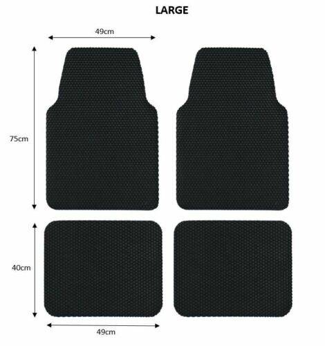 Nicoman Large Universal Hex Dirt Catcher Anti-Slip Car Floor Mats 4pc